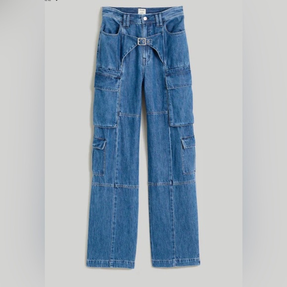Madewell x Molly Dickson Collab Cargo Denim Jeans - Picture 4 of 13